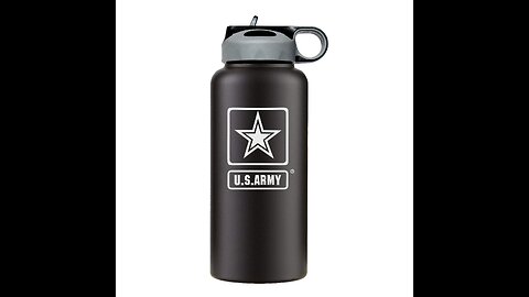 32oz Army Double Wall Vacuum Insulated Stainless Steel Army Water Bottle