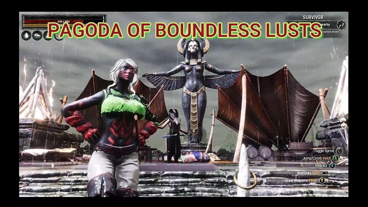 Conan Exiles PAGODA OF BOUNDLESS LUSTS Location Busty Boobs #Boosteroid  #Conanexiles