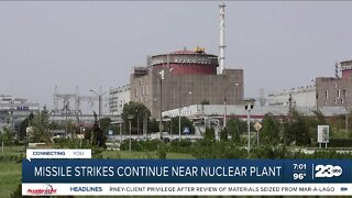 Missile strikes continue in Ukraine near nuclear power plant