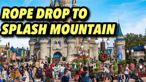 From Magic Kingdom Rope Drop to Splash Mountain | How Long is the Wait?