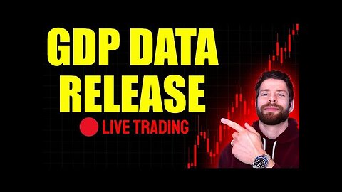 🔴LIVE DAY TRADING THE OPEN! GDP DATA & JOBLESS CLAIMS ARE OUT!