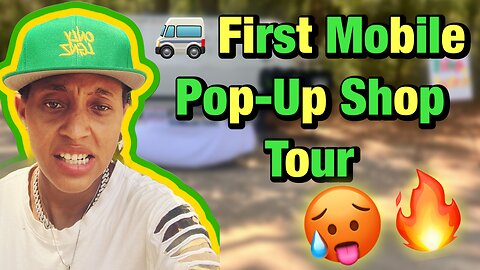 First Mobile Clothing Brand Pop - Up Shop TOUR 🚐 #streetwearfashion #clothingbrand