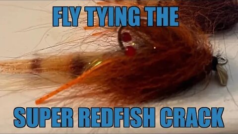4/0 Hook Super Redfish Crack fly tying tutorial
