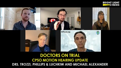 [TRAILER] Doctors On Trial: CPSO Motion Hearing Update -Drs Trozzi, Phillips & Luchkiw + M Alexander