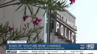 The biological sons of ‘Youtube Mom’ have been charged with child sex crimes in Maricopa County.