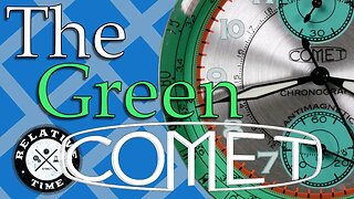 The Green Comet | A 1940s style Chrono. Comet Chronograph Kickstarter Review