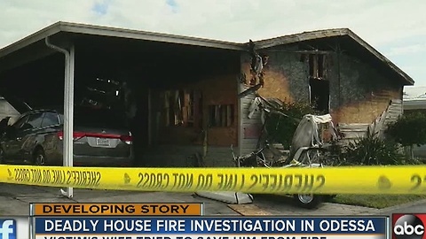 Odessa house fire kills one person