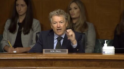 Rand Paul asks Fauci: "Did vaccine approval committees receive money from those who make vaccines?"