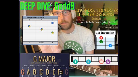 Gadd9 Lesson | Chords & Triads Deep Dive | Learn To Build A Major Chord Progression