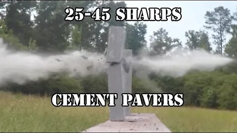 25-45 Sharps vs... Cement Paving Stones