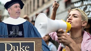 Jerry Seinfeld's speech protested at Duke University, students walk out