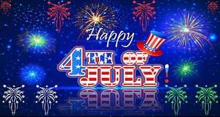 Happy 4th Of July - From Happy Birthday 3D - Star Spangled Banner - Video Card