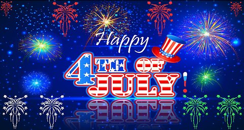 Happy 4th Of July - From Happy Birthday 3D - Star Spangled Banner - Video Card