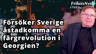 Försöker Sverige iscensätta en färgrevolution i Georgien?