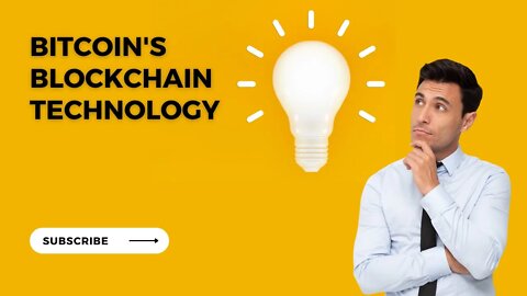 Bitcoin's blockchain technology
