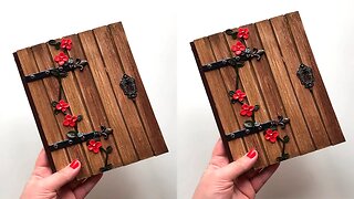 DIY Notepad Decor Idea from cardboard | Diy Notebook Cover