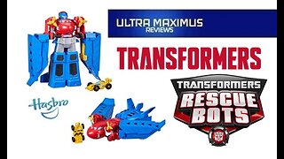 🔥 Optimus Prime Jumbo Jet Wing Racer | Transformers Rescue Bots