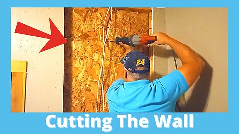 Installing An Exterior Door In An Existing Wall Cutting the Wall