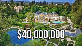 Inside a $40 Million Holmby Hills Palatial Estate | Mansion Tour