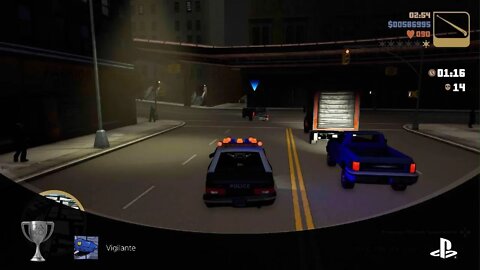 Vigilante - Mate 15 criminosos durante uma missão de Justiceiro - Grand Theft Auto III