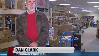 Meridian food bank distribution threatened by snow, but volunteers help dig them out