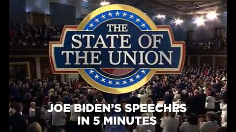 All of Joe Biden's STATE OF THE UNION addresses in less than 5 min