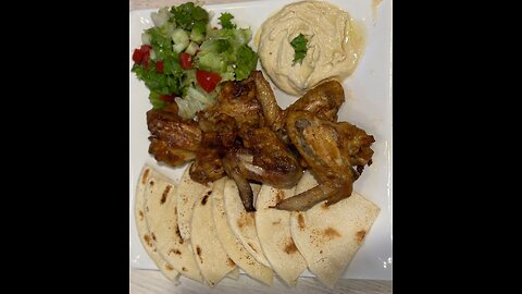 Chicken wings with Chinese food tadka🧑‍🍳