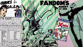 Comic Book and Sci-Fi FANZINE Fandom's Agent 1968: British Comics, Superman's Beginnings
