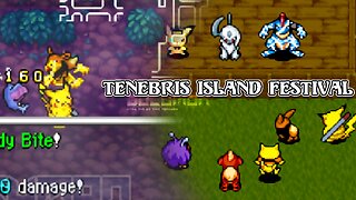 Pokemon Tenebris Island Festival - NDS Hack ROM for Halloween, You play as Pikachu has a Sword