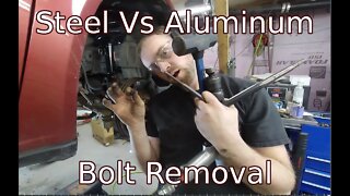 Horribly Stuck Bolt In Aluminum.