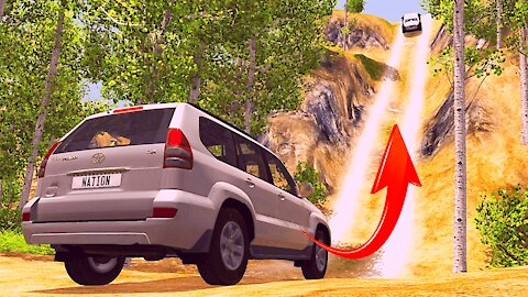 Cars vs Hill Climb – BeamNG.Drive