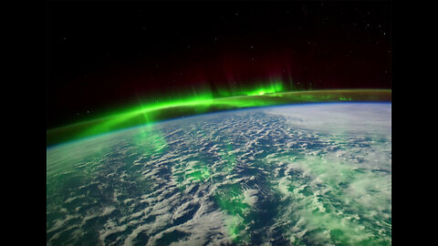 Aurora Borealis from space 4K | nasa |