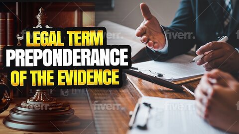 Preponderance of the Evidence #civillitigation#legalproof#civilcourtcases