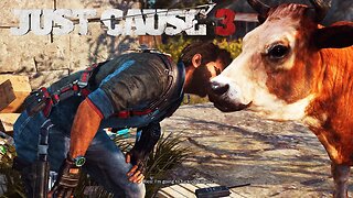 Just Cause 3 - Random Moments #3 (Animal Launching!)