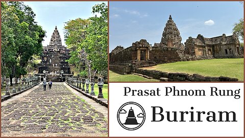 Phnom Rung Historical Park - UNESCO World Heritage Site - Khmer Temple Buriram Thailand 2024