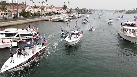 Trump Boat Parade Huntington Harbor