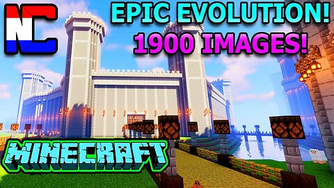 EPIC Evolution of my Minecraft Building Server! (1900 Images Timelapse)