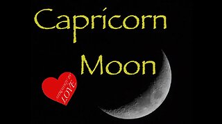 Astrology Capricorn Moon in the natal chart with fixed stars
