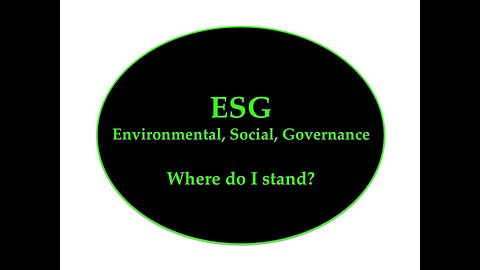 ESG is a Threat to Our Nation