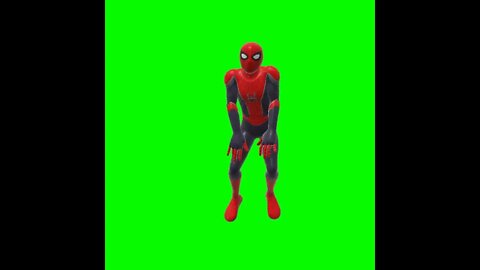 Vídeo de Animação - Homem Aranha Spider Man chroma key #shorts