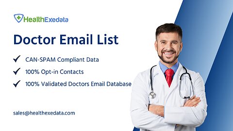 Doctors Email List | CAN-SPAM Compliant Data - Healthexedata