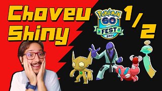 INACREDITÁVEL A CHUVA DE SHINY NA GO FEST 2021! POKÉMON GO GAMEPLAY