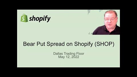 How I'm Making Money in This Down Market By Shorting Shopify Using Puts #options #Howtomakemoney