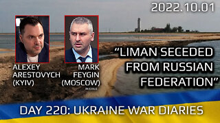 War Day 220: war diaries w/Advisor to Ukraine President, Intel Officer @Alexey Arestovych & #Feygin