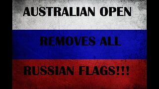 Russian Flag Died Suddenly At Australian Open 2023