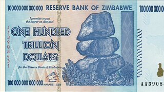 "AMERICA WILL BE LIKE ZIMBABWE" - BLACK MARKET, $$ CRASH & HARD TIMES AHEAD