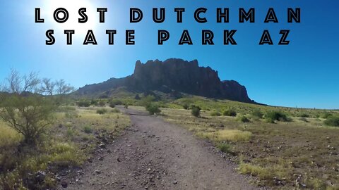 Superstition Mountains at Lost Dutchman State Park Arizona Virtual Run