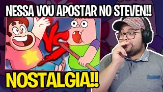 REACT Steven Universo VS. Clarêncio, o Otimista | Duelo de Titãs