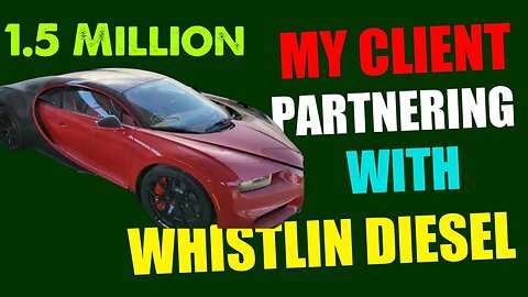 My Client Is Considering Partnering With @whistlindiesel on the Copart Bugatti Chiron Oh No!