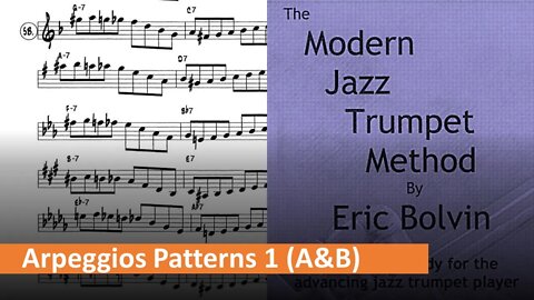 The Modern Jazz Trumpet Method - [Arpeggios Patterns] 1a & 1b